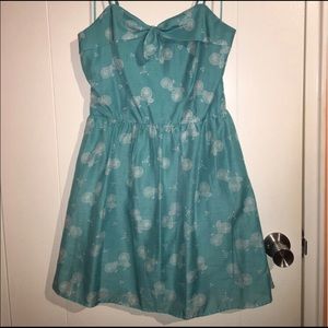 Lauren Conrad light blue bicycle sundress